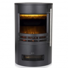 Elmswell 2kW Round Contemporary Flame Effect Stove