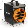Rhino 2.8 kW Fan Heater - Site Heater        (H02074)