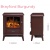 Dimplex Brayford Optiflame Electric Stove - Burgundy 6