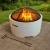 Lifestyle Adena Fire Pit with Grill 4
