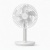 Rechargeable Wireless Desk Fans – 2‑Pack (Navy & White) 4