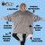 The Comfy Original Wearable Blanket Charcoal 4