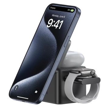 Anker 3-in-1 Cube MagGo Magsafe Qi2 Charging Station