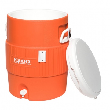Igloo 10 Gallon Seat Top Water Jug with Cup Dispenser