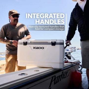 Igloo Marine Ultra 100 QT Cool Box Marine Grade Large Cool Box White