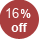 16% off